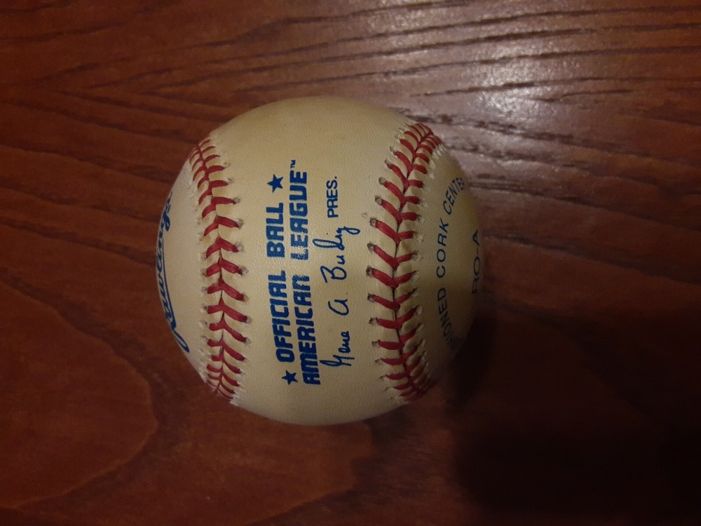 Sandy Almoar Jr Autographed Baseball