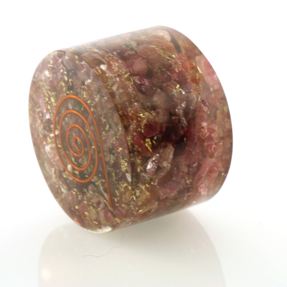 Genuine Raw Ruby Orgone Tower Buster 1.75 Inch 5g & EMF Protection