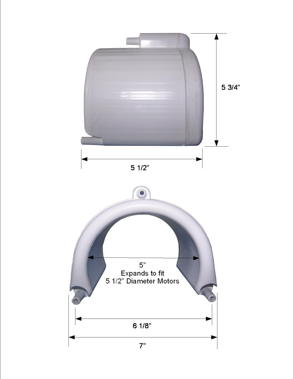 Bathtub Heater - "Thermal Wrap" Motor Heat Jacket - 53B with Tubing & Clamps