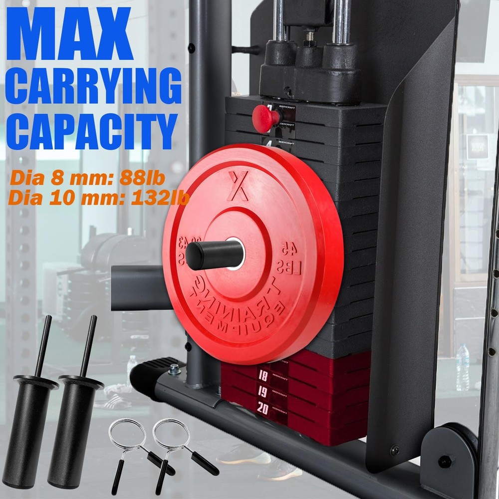 Weight Stack Extender Pins, Weight Stack Pins for Home Gym Cable Strength Exe...