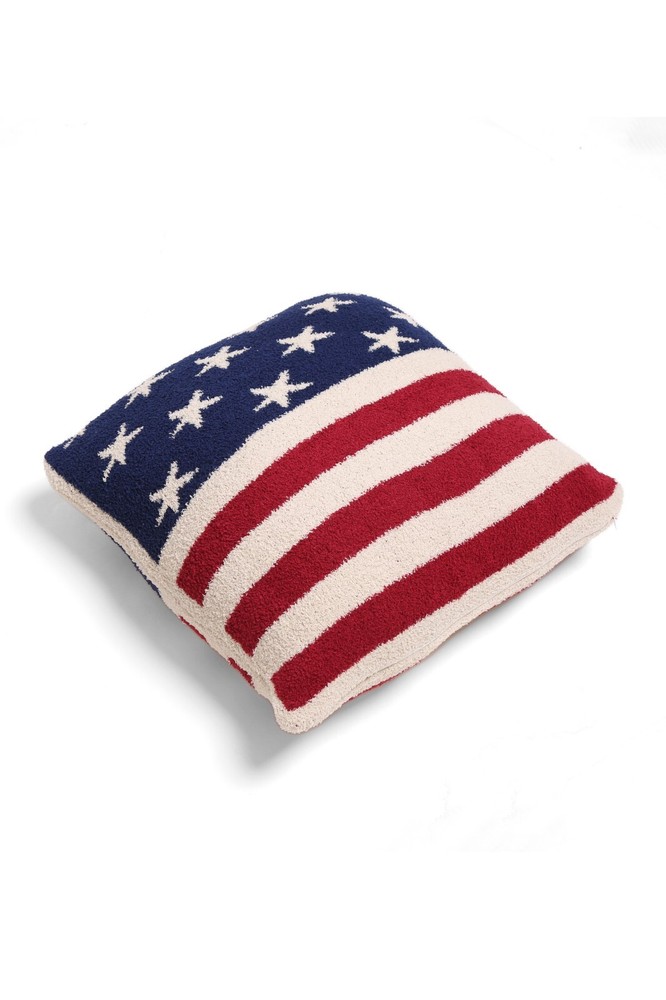 ComfyLuxe American Flag Pattern Cushion Cover