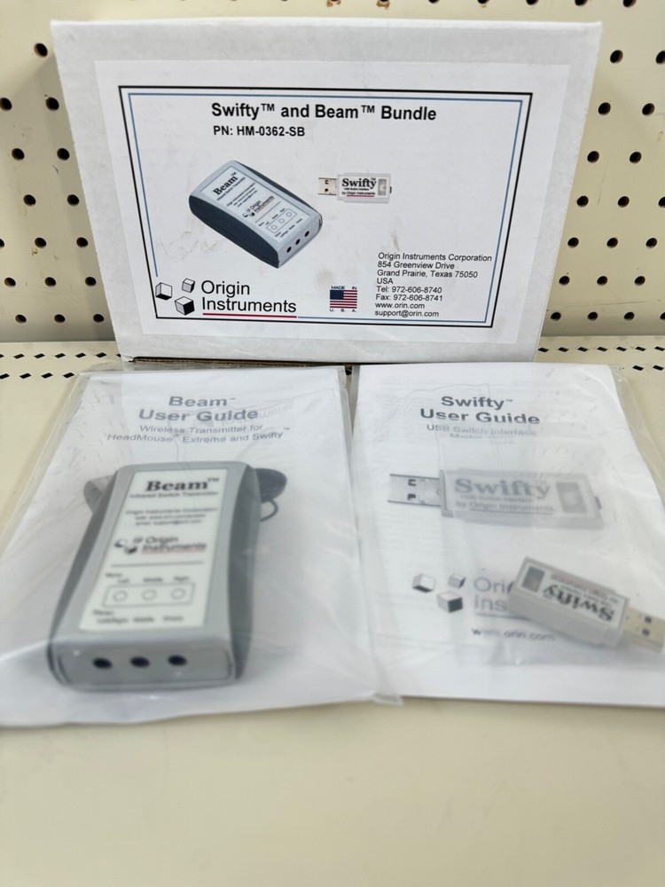 Swifty & Beam Bundle By Origin Instruments Assistive Technology