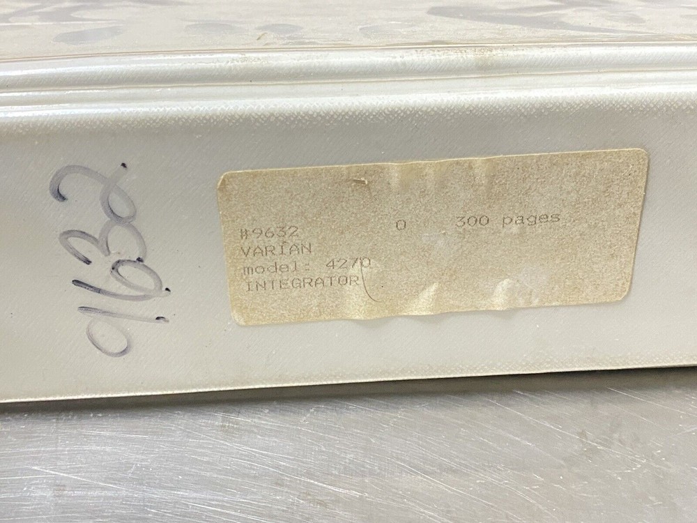 Varian 4270 Integrator - Users Guide / Instructions Manual