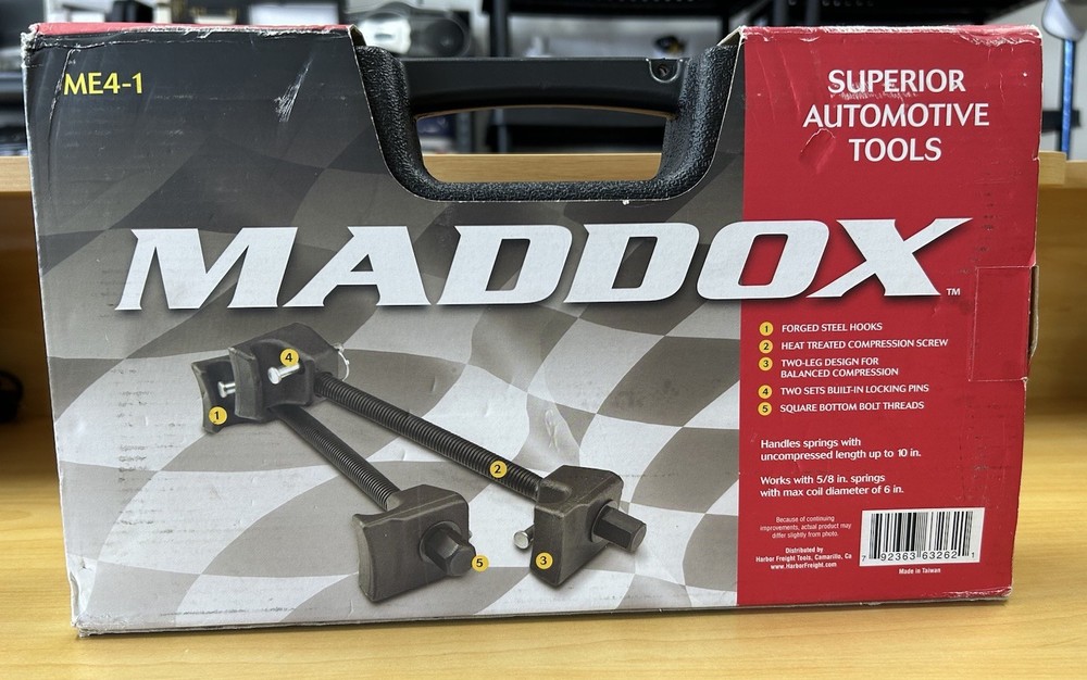 Maddox ME4-1 MacPherson Strut Spring Compressor Set (2 Piece)