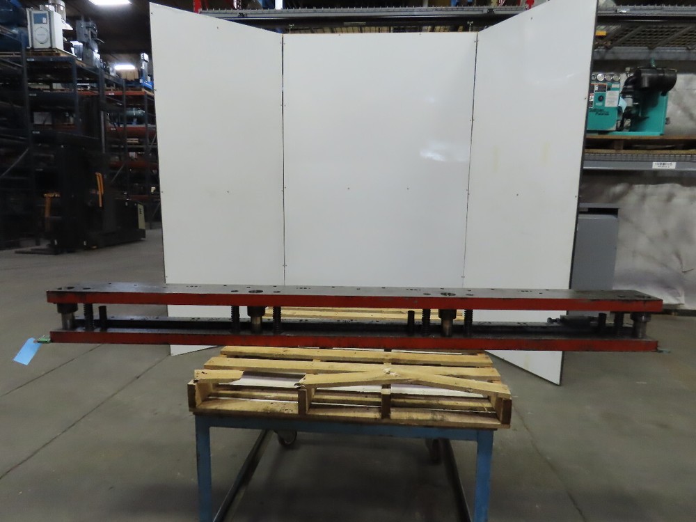 4 Post Punch Press Die Set/Shoe Rectangular 7-1/2"FB 102"W 4-3/4" Throat 5" Open