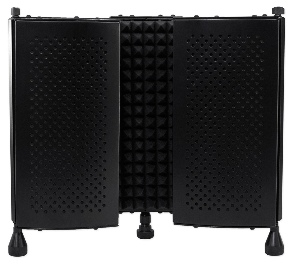 Rockville Pro Recording Studio Microphone+Isolation Shield+Mount+Filter+Stand