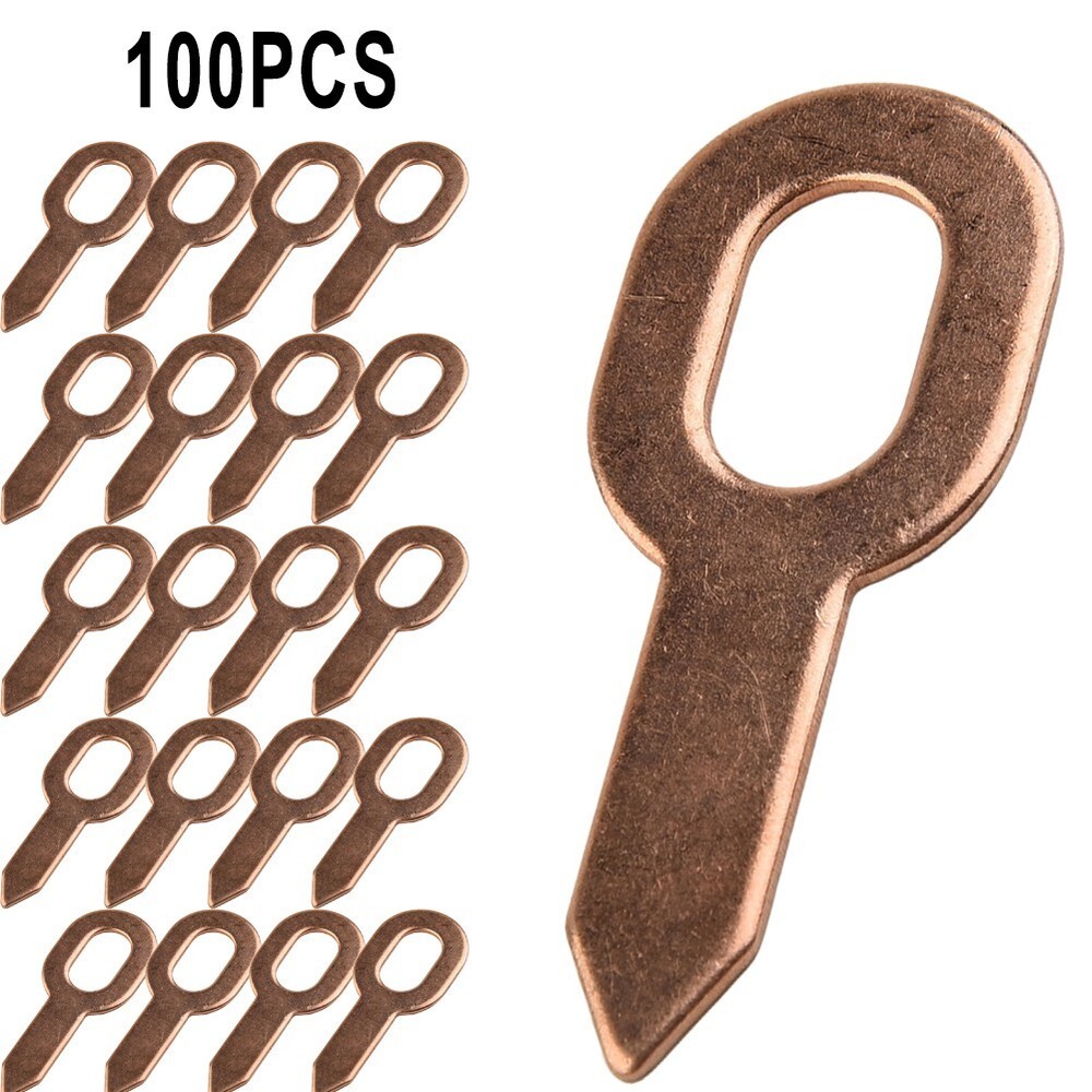 100PC Dent Puller Rings Spot Welding Welder Car Body Panel Pulling Washer Tool