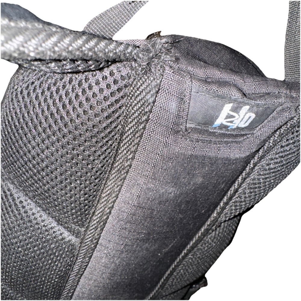 Quest Hydration 2L Daypack Backpack Hiking No Bladder Black Multiple Pockets