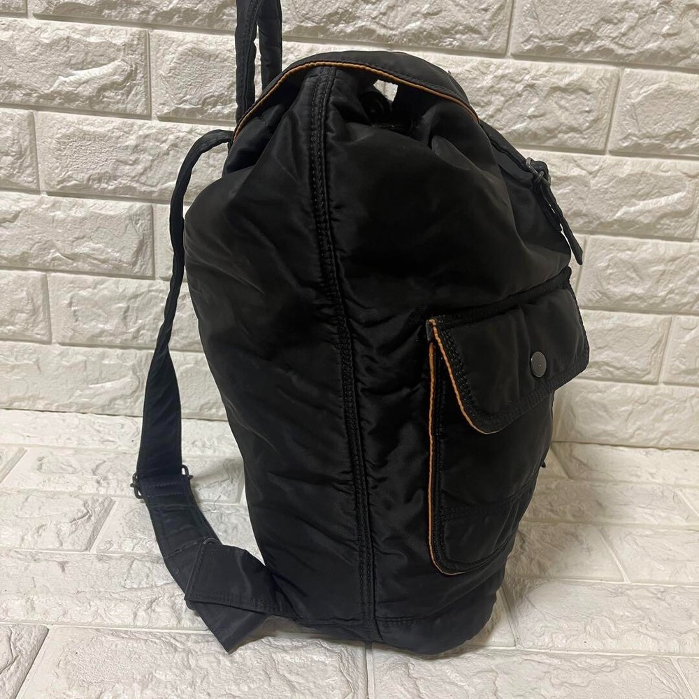 Porter Yoshida & Co Tanker black backpack bag Drawstring Bag