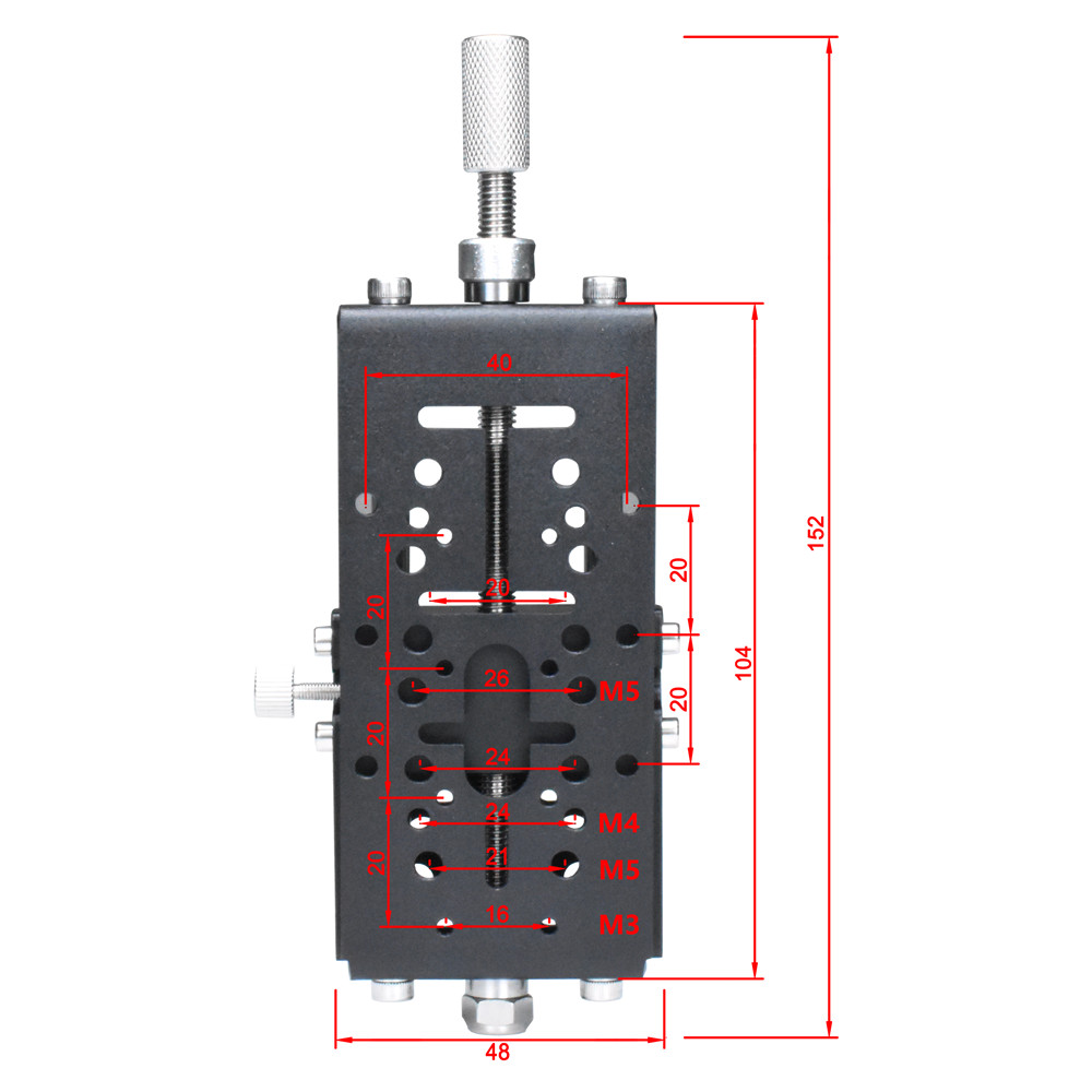 Z Axis Height Adjuster Laser Module Focusing Lifting Bracket Mounting Frame Tool