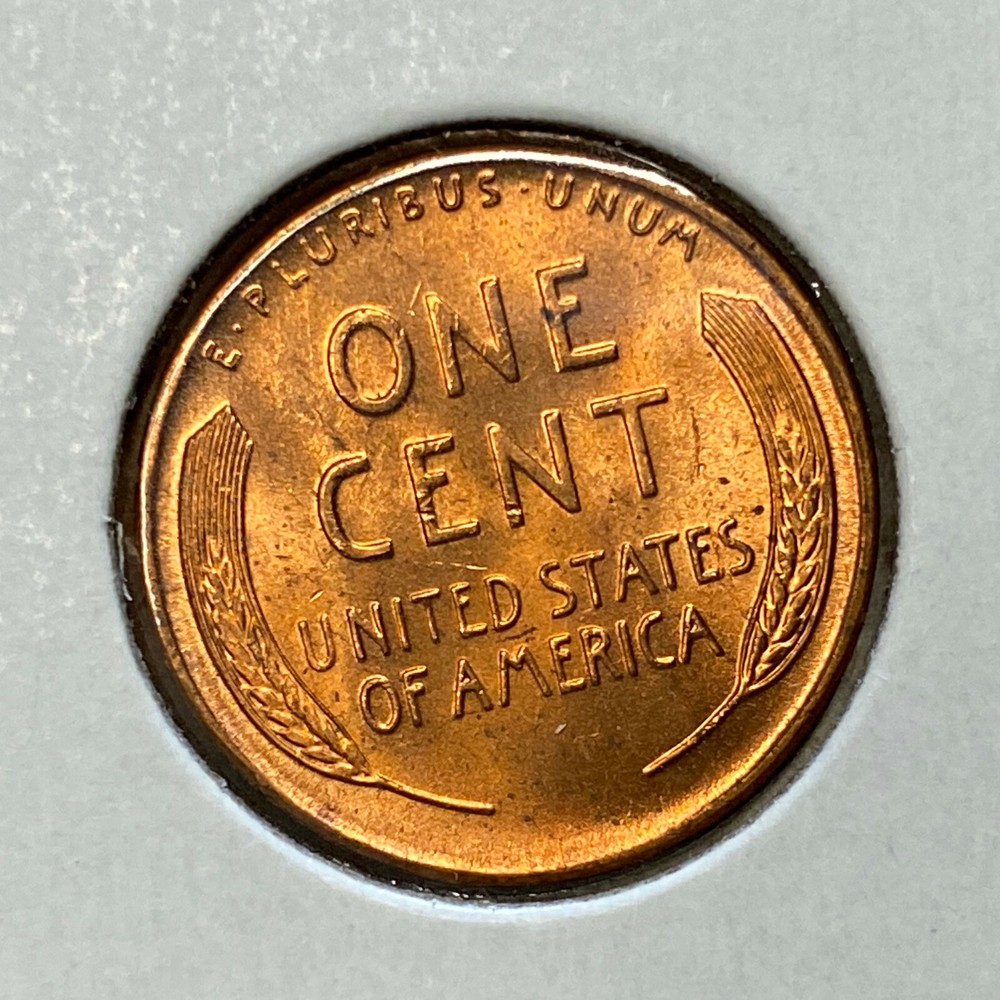 1958 Lincoln 1¢ Red BU K2
