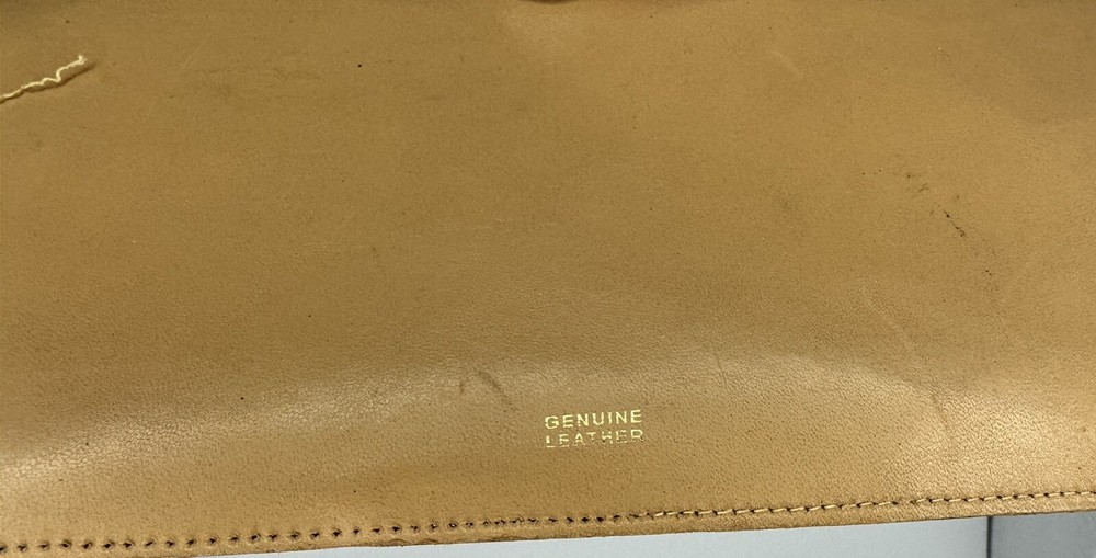 WW1 USMC Leather Honorable Discharge Folder Document Holder USMC