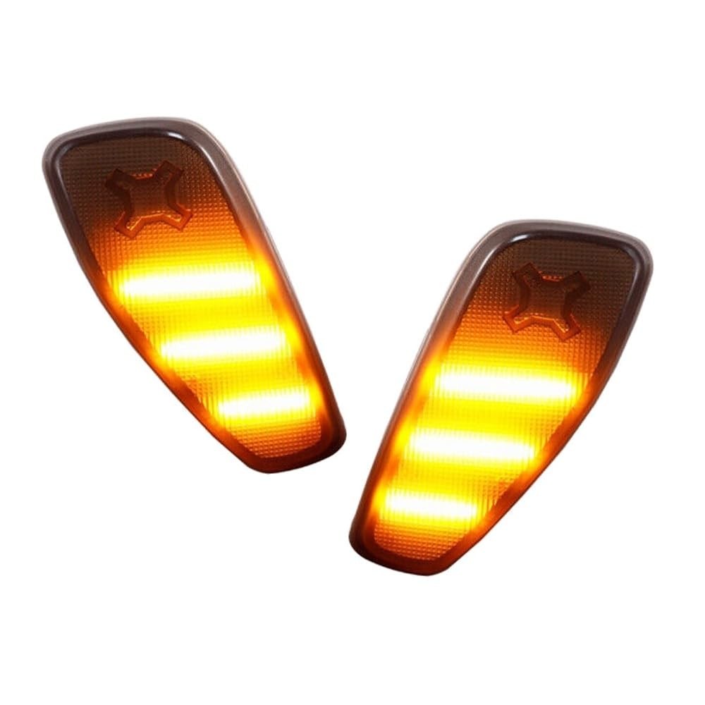 Smoked Amber Side Marker Lights Front Left Right CH2551134