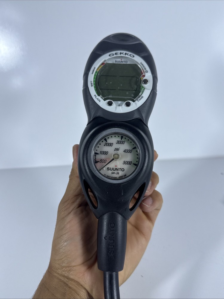 Suunto Gekko Dive Computer Console and SPG 'As Is' Untested CLEAN