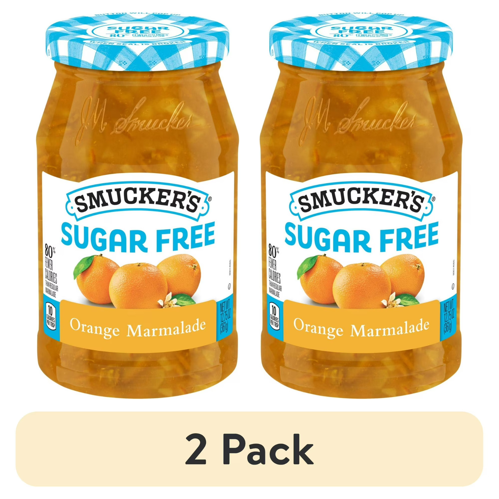 (2 pack) Smucker's Sugar Free Orange Marmalade, 12.75 oz