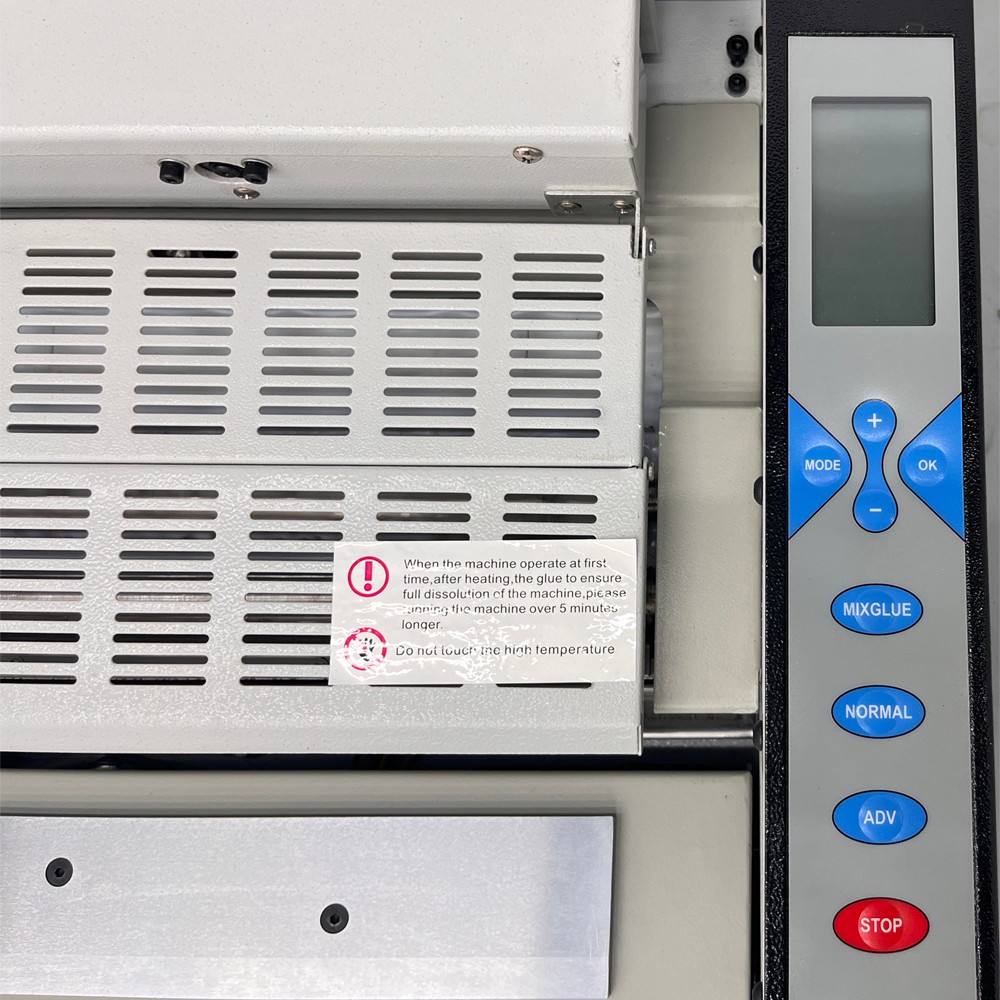 Glue Book Binding Machine 110V Automatic Hot Glue Book Binder With LCD screen
