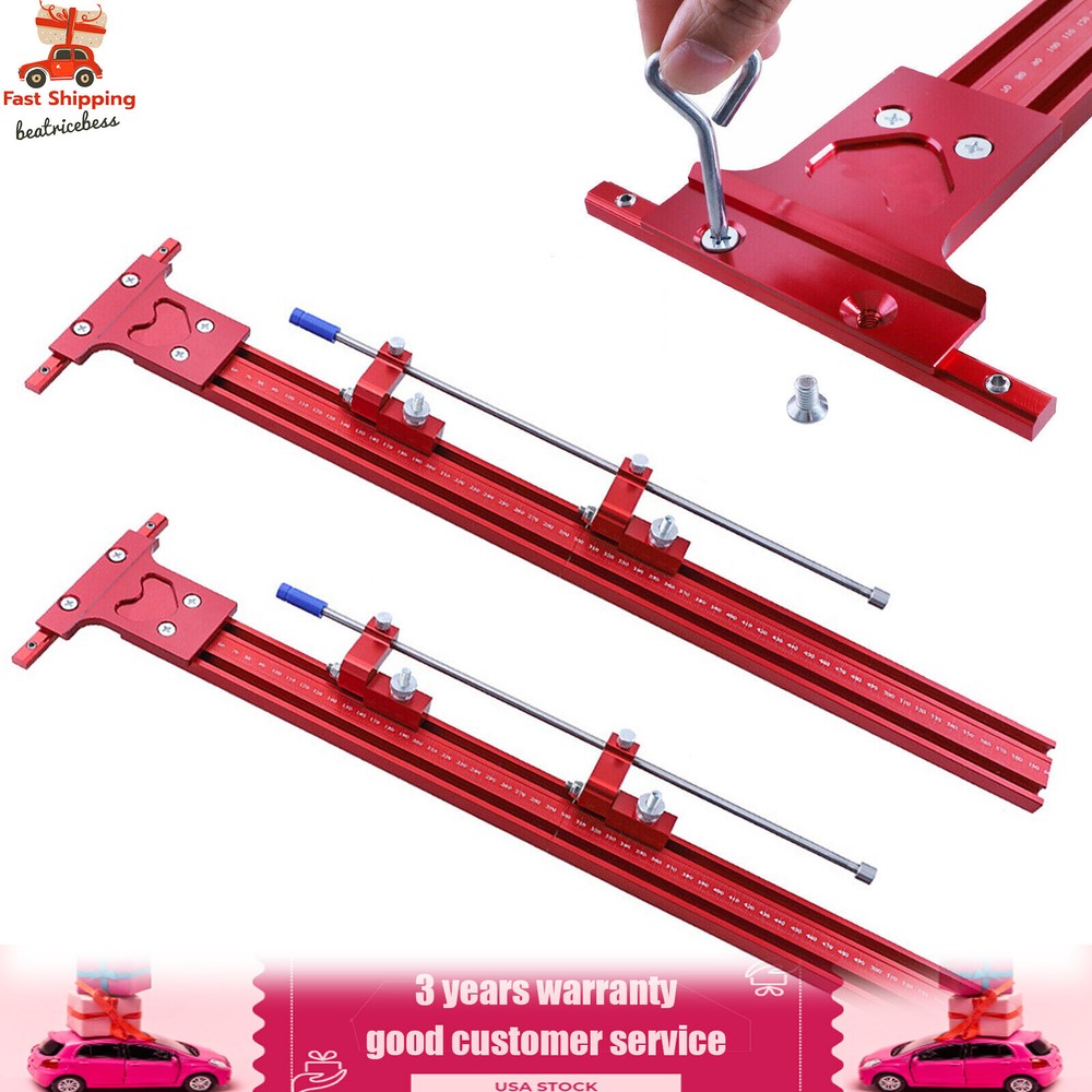 Parallel Rail Guide System Track Saw Woodworking Guide Carpentry Tool Set 120cm