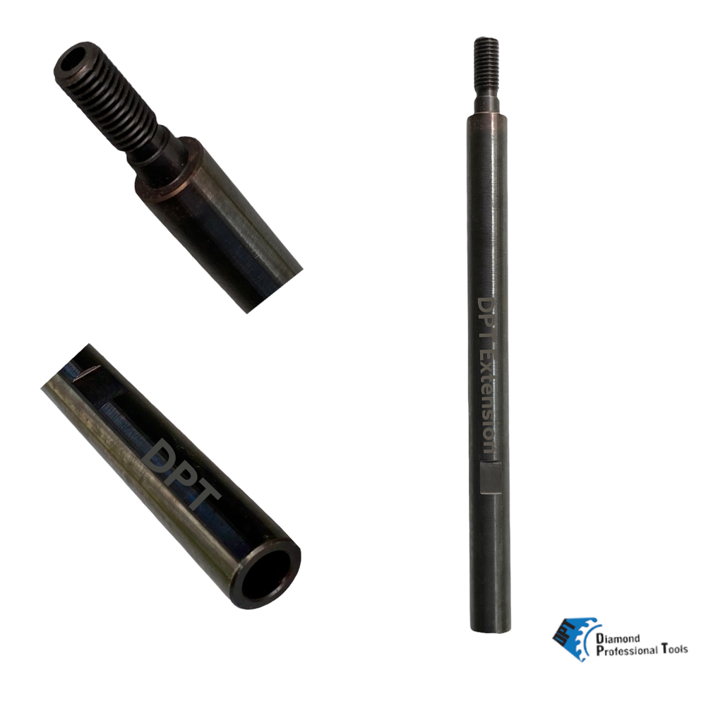 12" Shaft Extension Adaptor 2 Pack for Diamond Core Bits Drill 5/8"-11 Thread