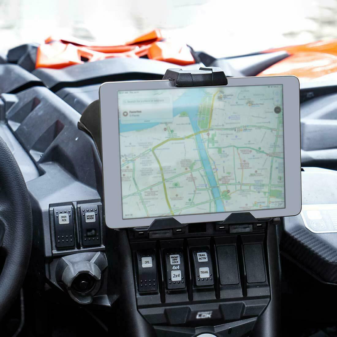 KEMIMOTO Electric Device Tablet Holder GPS Mount For Can Am Maverick X3 2017-24