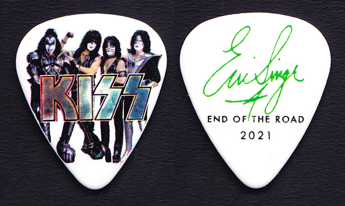 KISS Eric Singer Signature Band Photo V2 Guitar Pick - 2021 End Of The Road Tour