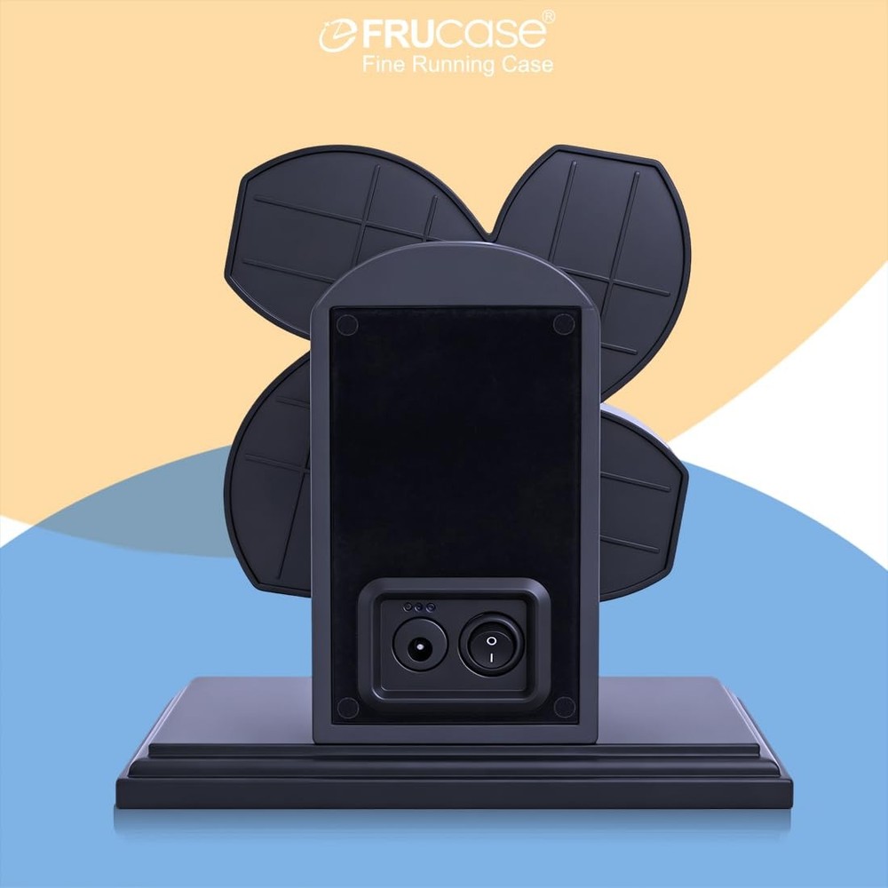 FRUCASE 4 Watch Winder for Automatic Watches Box Black