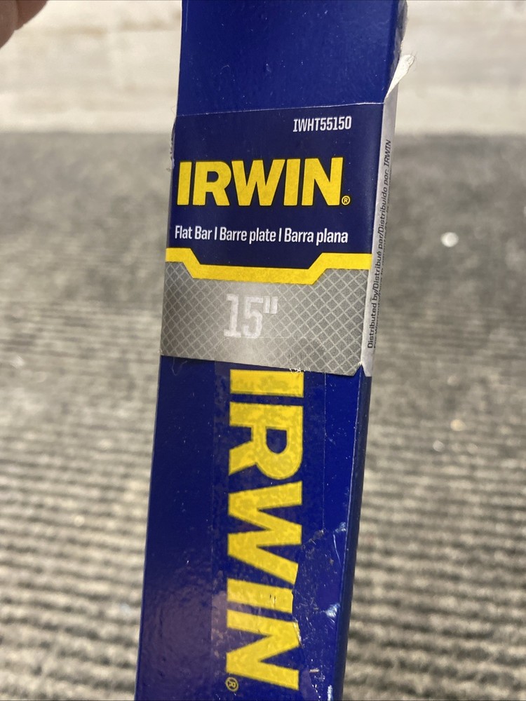 NEW Irwin 15In Flat Bar