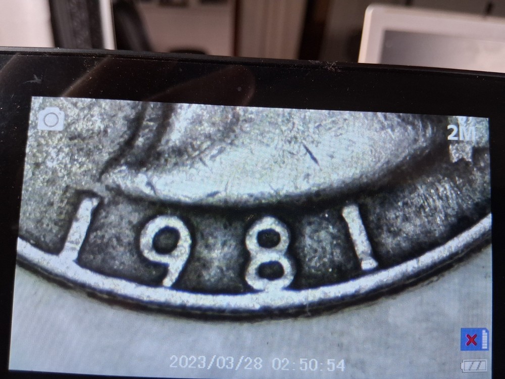 1981 25C Washington Quarter Multi-Error Denver Mint Error Coin