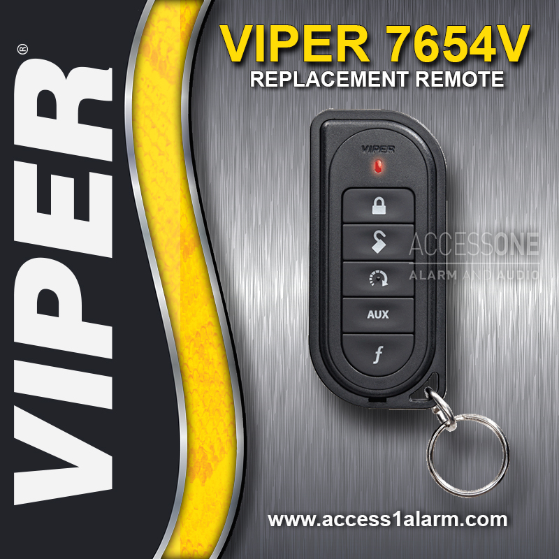 Viper 7654V 1-Way 5-Button Replacement Remote Control Transmitter For The 5702V