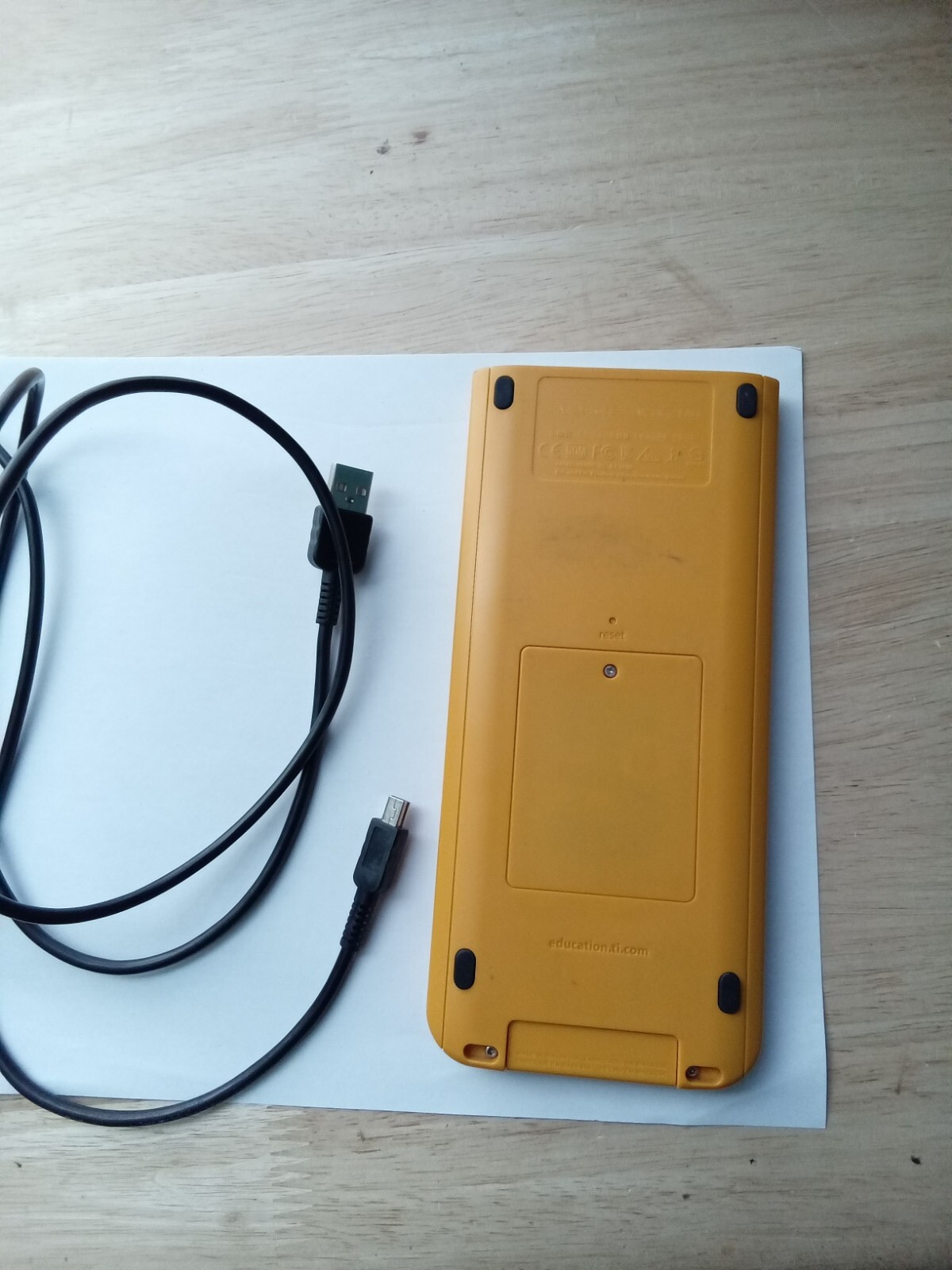 Texas Instruments TI Nspire CX II Graphing Calculator with charger USB cable