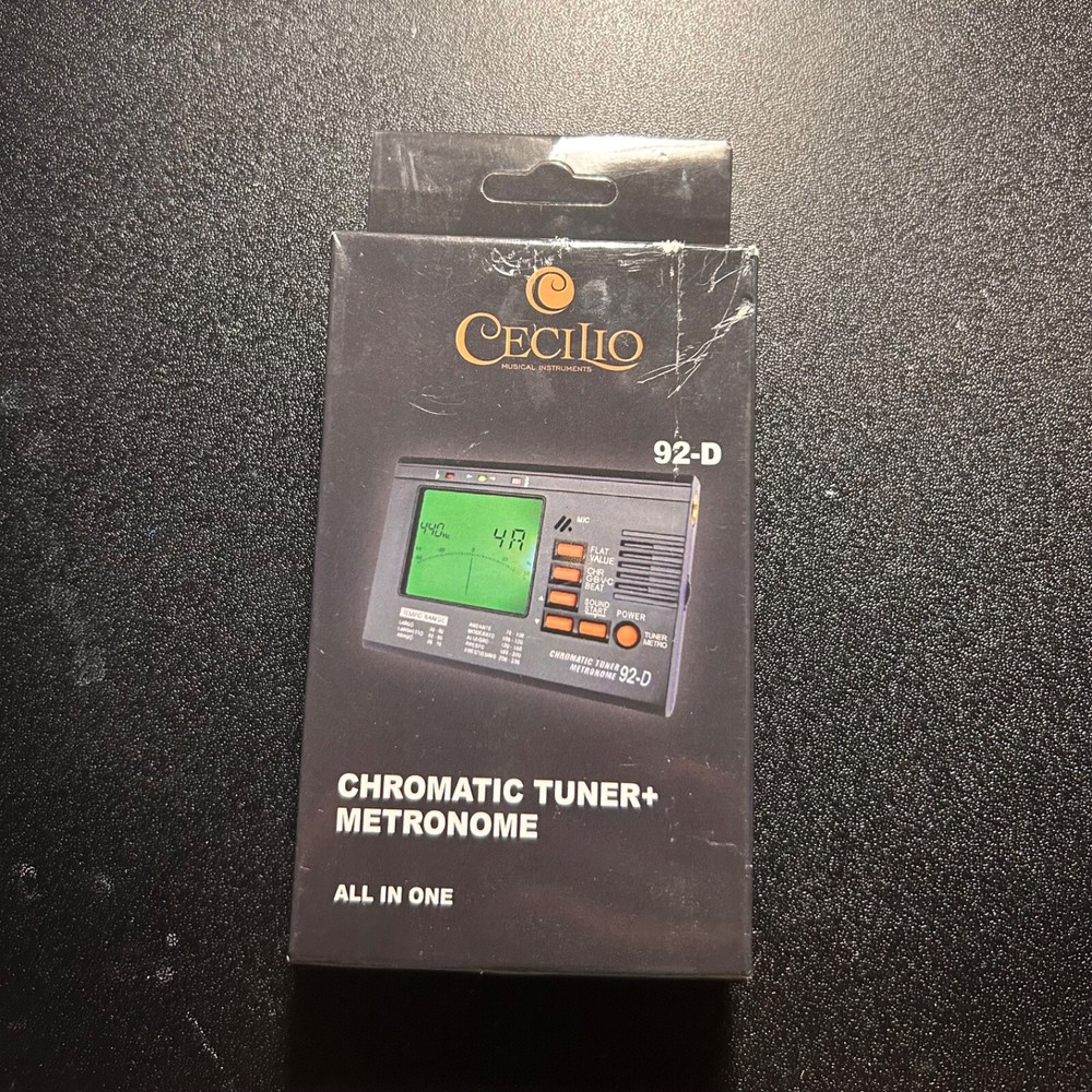 Cecilio Chromatic Tuner+ Metronome All in One, 92D