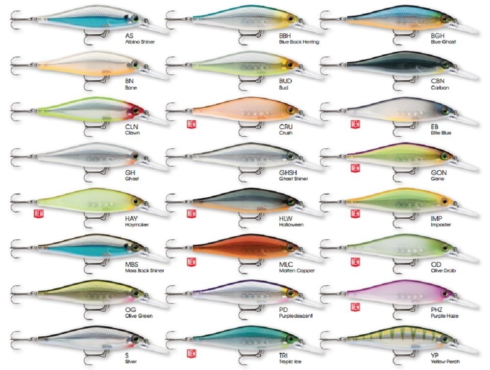 Rapala Shadow Rap Shad Deep 09 SDRSD09CLN: One Size, Multi