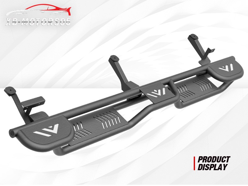 For Ram 1500 Double/ExtendedCab 2002-2008 3- Raised Steps Side Running Boards