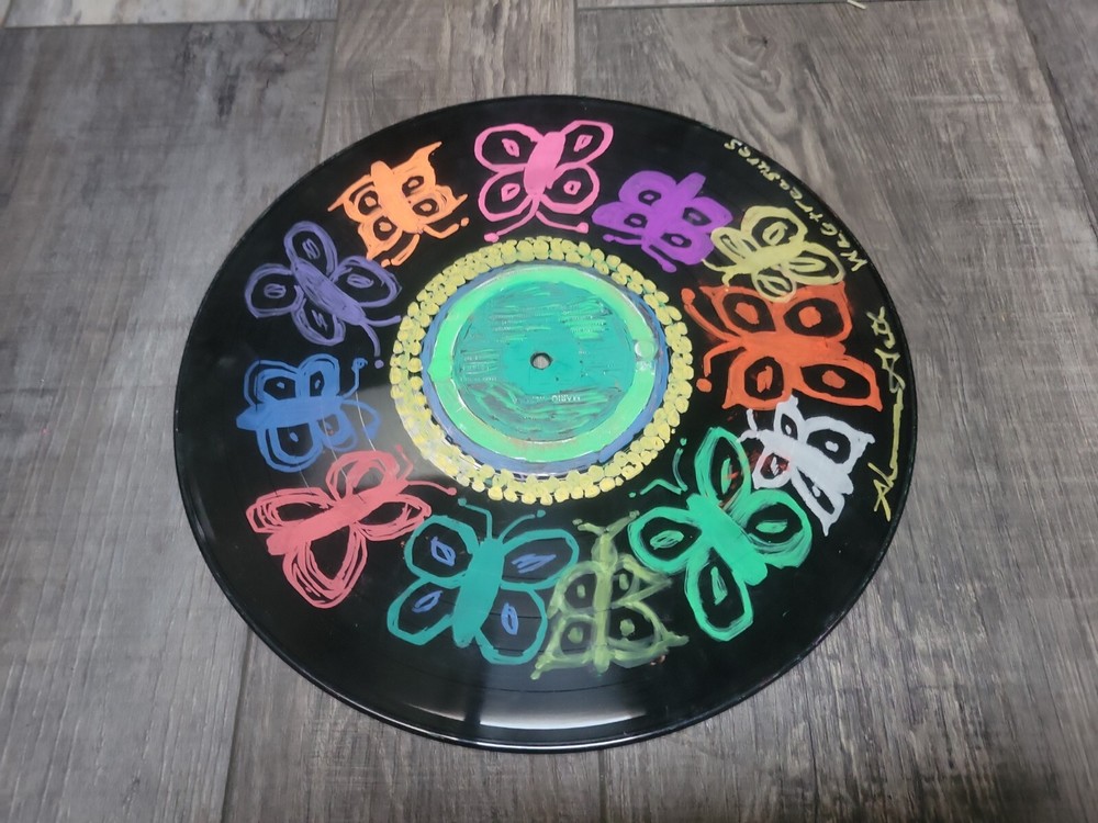 Handpainted 12"vinyl Record