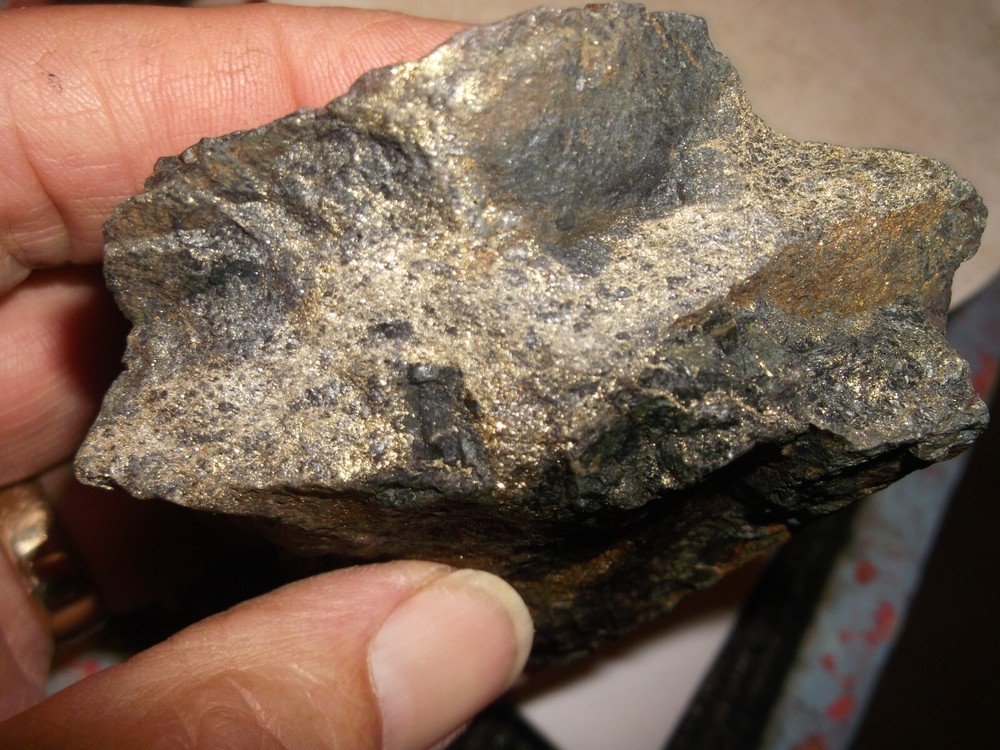Gold, silver, copper, 258 grams samples ,ore high grade .