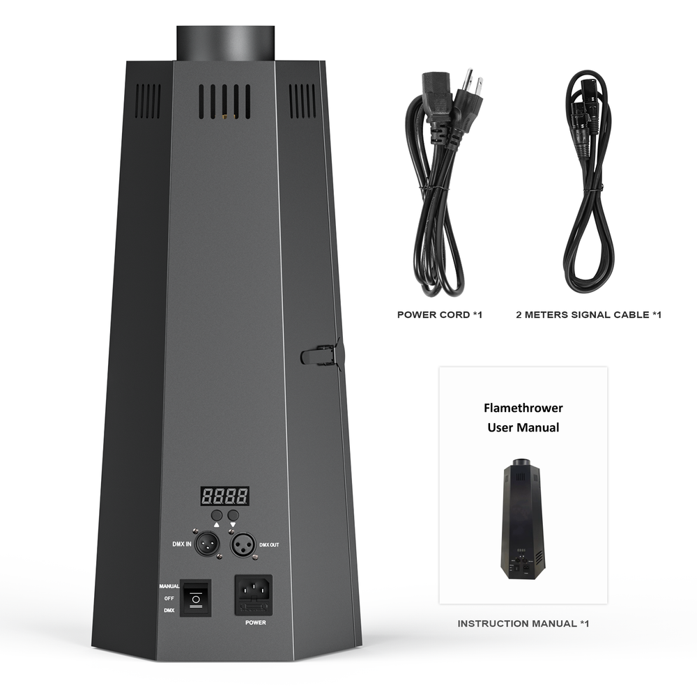 1/2/4× 200W Fire Thrower Flame Projector Stage Effect Machine Disco Concert Show