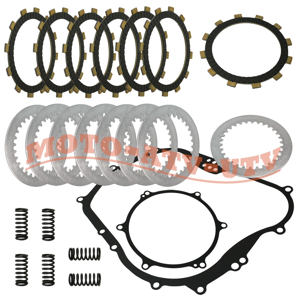 Clutch Friction Steel Plates Kit & Gasket for Kawasaki KLX250S KLX250 2009-2014