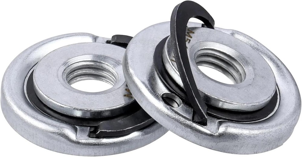 2pcs Quick Change Angle Grinder Flange Nuts 5/8-11 Replacement Lock Nut for Grin