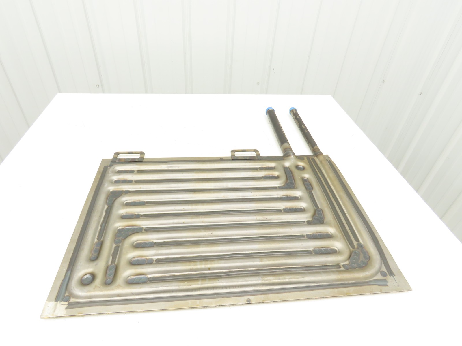 19"x 29" Plate Coil Immersion Heat Exchanger 1"x 3/4" NPT Pipe