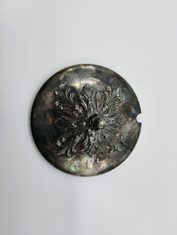 Vtg Reed & Barton King Francis Silver Plate Condiment Relish Lid Replacement