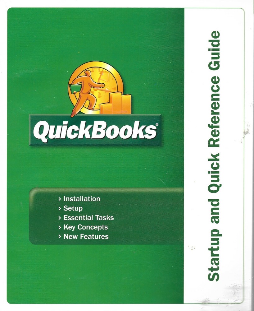 Intuit QuickBooks Startup Quick Reference Guide 2006 Manual Only No Disc