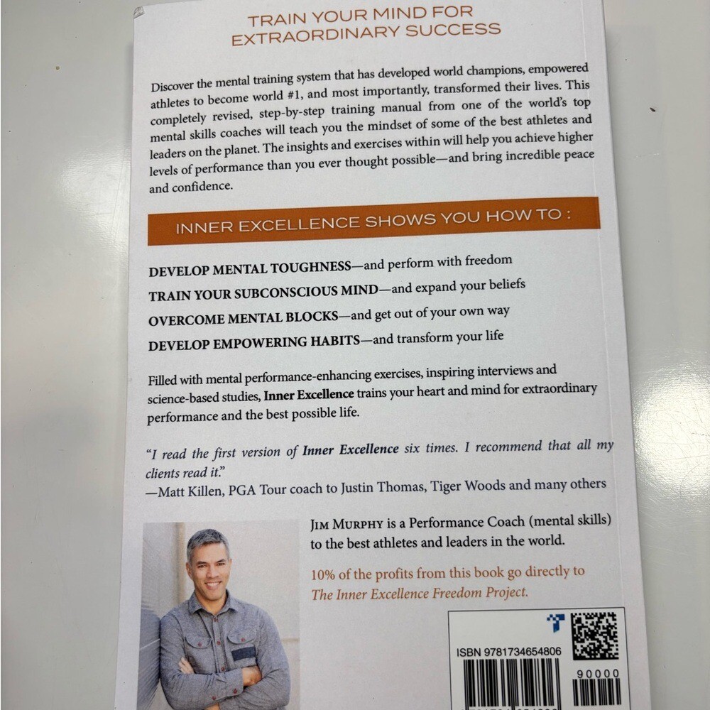 Inner Excellence paperback book Jim Murphy