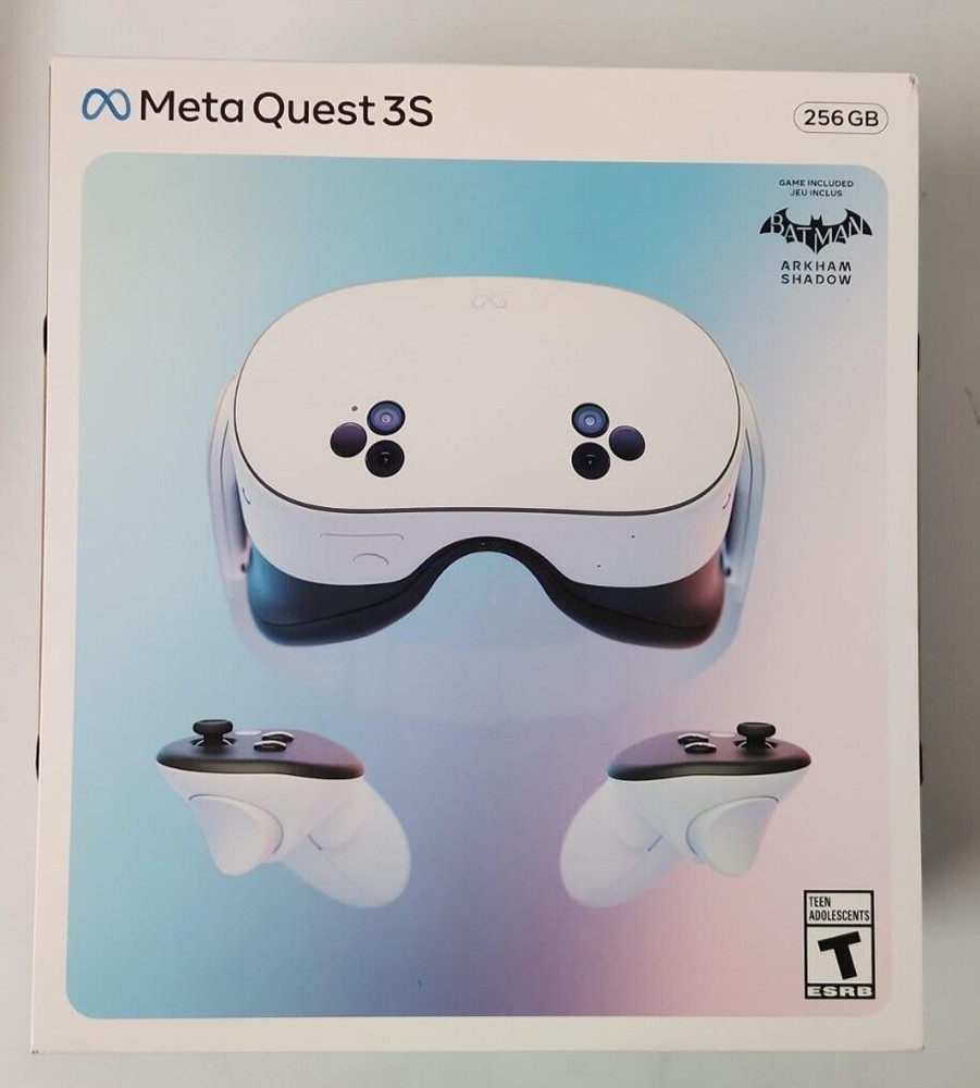 Meta Quest 3S 256GB with Batman: Arkham Shadow Game Bundle