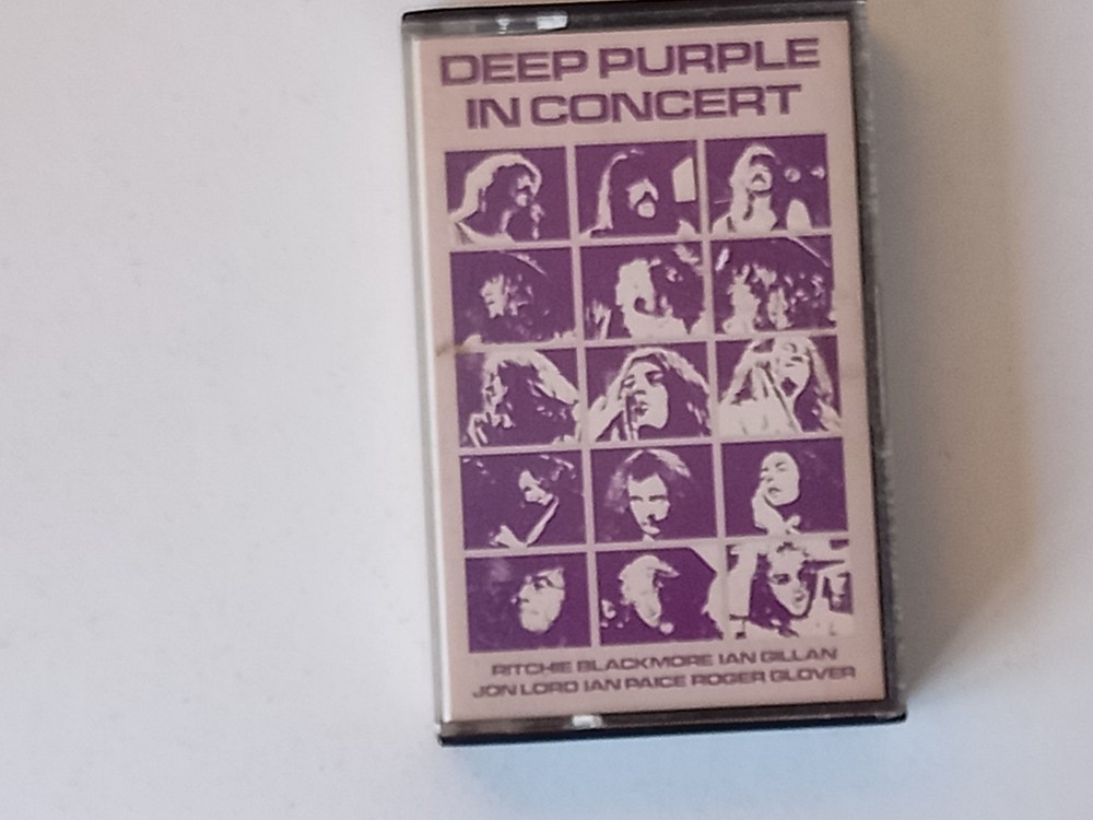 DEEP PURPLE IN CONCERT    CASSETTE TAPE