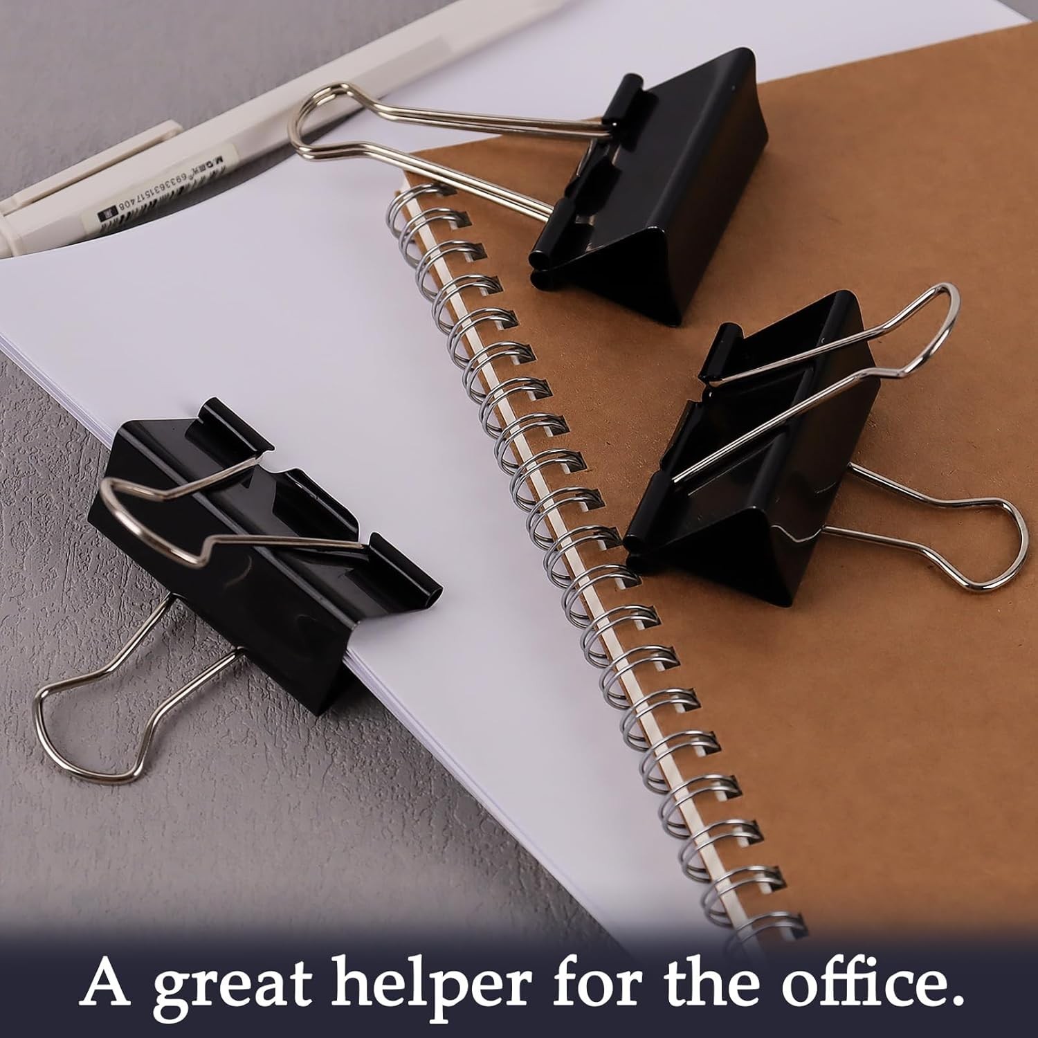 Extra Large Binder Clips 3/10/36 Pack 2 Inch Big Paper Clamps for Office Supplie