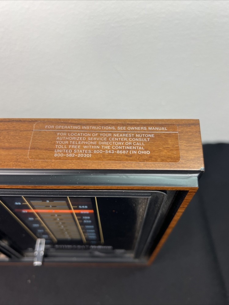 Nutone Intercom Music System