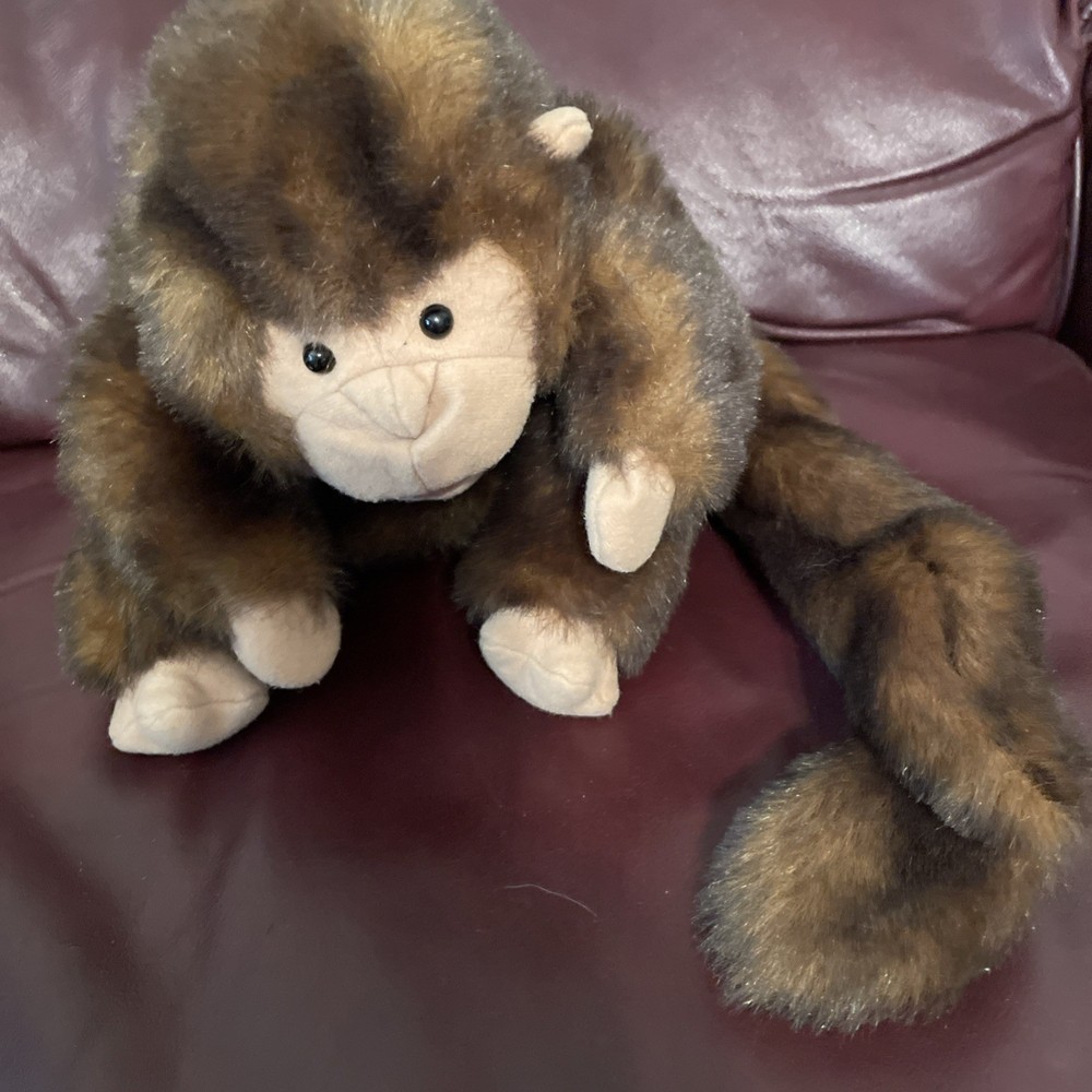 Folkmanis Folktails Monkey Hand Puppet 10 inch EUC