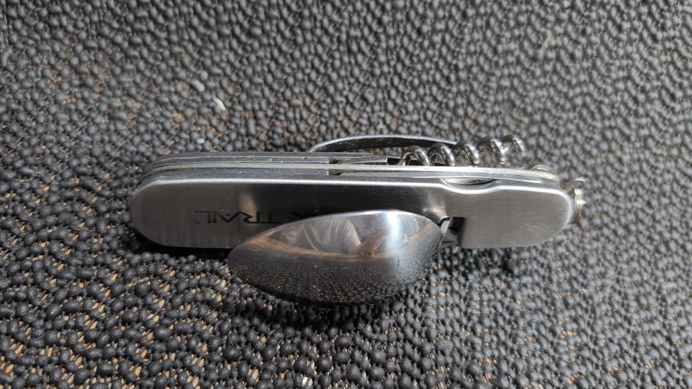 Ozark Trail multi tool camping boy scout fold knife spoon fork
