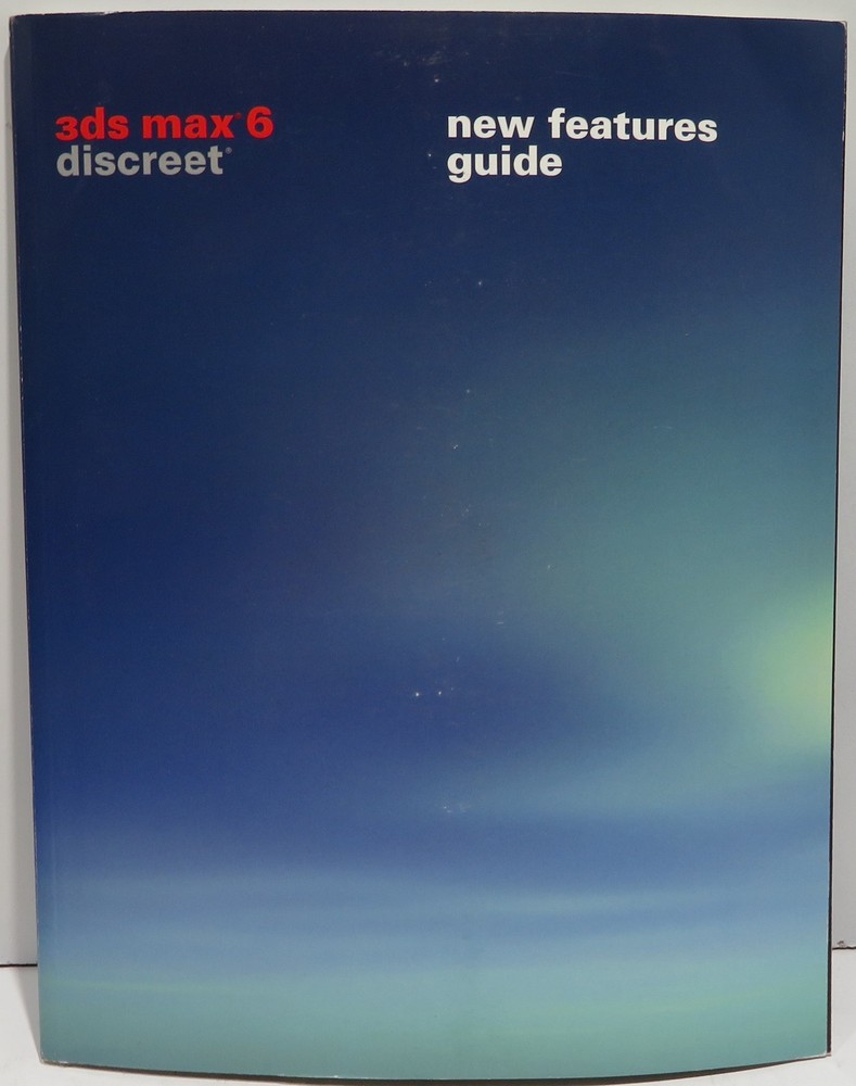 Autodesk 3DS Max 6 Discreet FULL Software & Resources Box 6 COM Upgrade - MAX R4