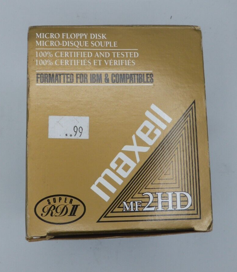 30 Pack Maxell MF 2HD IBM Formatted Floppy Disks