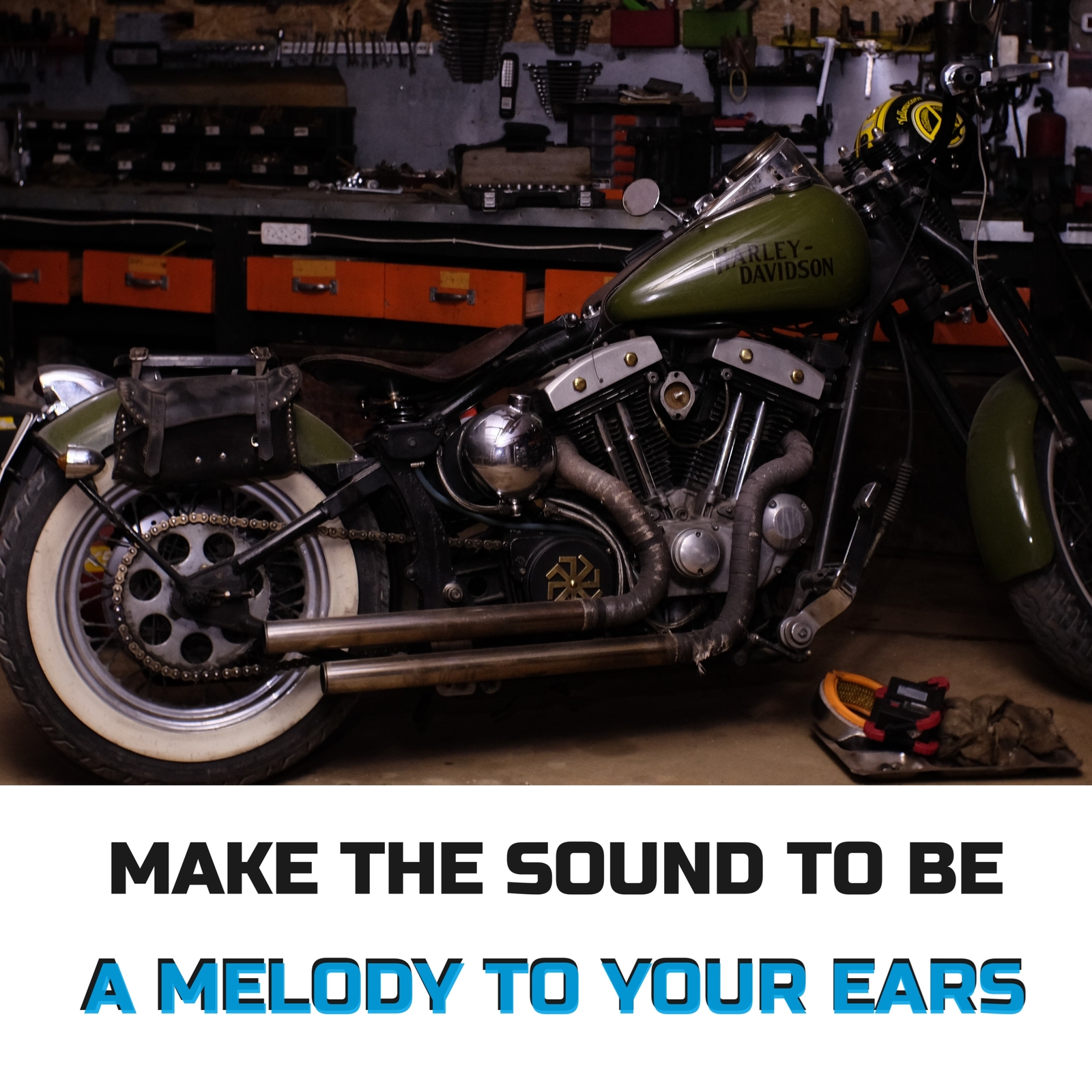 SHARKROAD Quiet Drag Pipe Baffles for 2" Fishtail Exhaust Pipes, or Drag Pipes